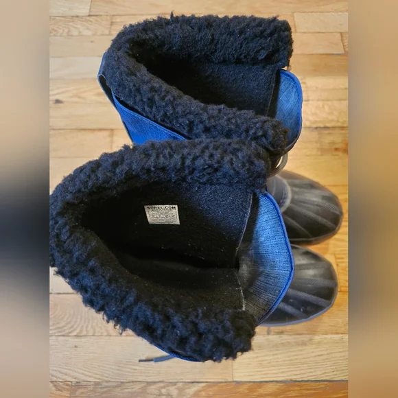 Sorel 1964 PAC Nylon Waterproof Snow Boots in Navy, Black | Mens Size 10 - Picture 10 of 16